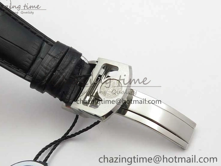 MIROTIME 0505 Portuguese Real PR Real Annual Calendar IW503502 ZF 1:1 Best Edition Black Dial Steel Markers on Black Leather Strap A StreetReady 7134